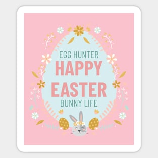 Easter Egg Hunt Happy Easter Bunny Rabbit Cute Sticker